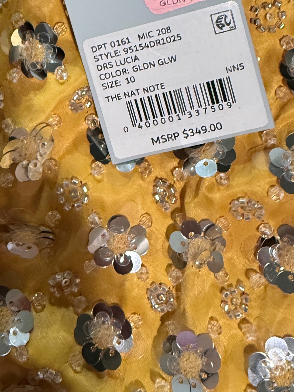 NWT Antonio Melani x The Nat Note Lucia Rhinestone Embellished Mini Dress - Picture 10 of 10